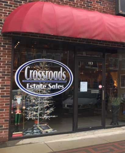 Crossroads Estate Sales resale shop in Troy, Ohio